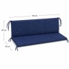perna balansoar gradina bleumarin 150x50x50 cm  doua segmente husa detasabila Oxford Ralex Pucioasa