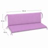perna balansoar gradina lila 150x50x50 cm  doua segmente husa detasabila Oxford Ralex Pucioasa