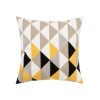 Perna decorativa cu broderie, bumbac 100%, Geometric 0005