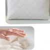 Perna Memory cu față detasabilă, dimensiune 37x60x10 cm, spumă cu memorie, sprijin ergonomic pentru cap și gât