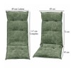 perna pentru scaun de gradina cu spatar inalt model Tropical Verde 117x49 cm