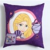 Pernuță decorativă Disney Rapunzel, mov, bumbac 100%, dimensiune 40x40 cm, pentru camera copiilor.