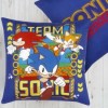 Pernuta decorativa 40x40 cm, Tac, cu Sonic, design plin de energie.