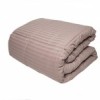 Pilotă 100% naturală cu față damasc si umplutura lână 200x215cm - 3,5 kg Maro