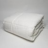 Pilota crem lana 100% naturala 200x215 cm, fata damasc, confort si caldura pentru noptile reci