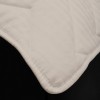 Pilota crem lana 100% naturala 200x215 cm, fata damasc, confort si caldura pentru noptile reci
