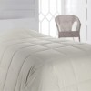 Pilota deluxe iarna 195x215cm matlasata, umplutura lana naturala si fata din bumbac 100%, culoare ecru