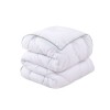 Pilota Aloe Vera 1 persoana 155x215 cm alba Cotton Box