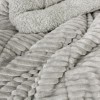 Pilota iarna cocolino pat dublu Cotton Box Wave Gri 200x220