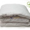 Pilota iarna 200x215cm Ralex Pucioasa, fata si umplutura bumbac 100%, culoare alba, fabricata in Romania