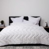 Pilota lână 100% naturală 200x220 cm, față din material rezistent, umplutură val de lână