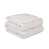 Pilota pat dublu bumbac Cotton Box ecru cu umplutura naturala 195x215 cm