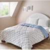 Pilota Polar single 155x215 cm TAC Jina, matlasata, design modern cu carouri, confort si caldura