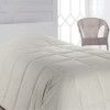 Pilota premium Cotton Box 155x215 cm ecru cu umplutura 100% lana naturala si exterior din bumbac