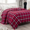 Pled scotian bumbac 100%, 200x240cm, Eponj Home, model Craciun, Red