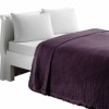 Pled subtire 1 persoana 160 x 220 cm, Linens Maya Bordo