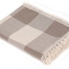 Pled subtire 180 x 230 cm, bumbac 100%, Enlora Home, Dama Brown