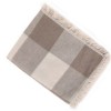 Pled subtire 180 x 230 cm, bumbac 100%, Enlora Home, Dama Brown