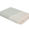 Pled subtire bumbac 100%, 170x210cm, No7 Green