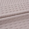 Pled waffle bej din bumbac 100%, 240x260 cm, cu textura gofrata geometrica