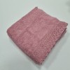 Prosop 50x90cm bumbac 100% cu bordura dantela crosetata, Roz