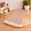 prosop bucatarie bumbac 100% peshtemal 30x50 cm colored maro jacquard