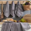 prosop bucatarie bumbac gri antracit 30x50 Sofya