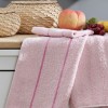 prosop bucatarie bumbac roz 30x50 Sofya cu dungi sau puncte