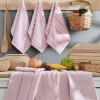 prosop bucatarie bumbac roz 30x50 Sofya cu dungi sau puncte