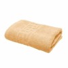 Prosop bumbac 100% bordura greceasca, 500gr/m2,50x90cm,Portocaliu