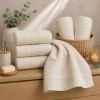 prosop crem bumbac 100 50x90 cm pentru fata cu bordura greceasca Ralex Pucioasa