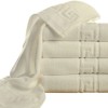 Prosop bumbac 100% cu bordura greceasca, 500gr/m2, 70x140cm, Crem