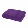 Prosop bumbac 100% cu bordura greceasca, 500gr/m2, 70x140cm, Mov