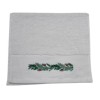Prosop Craciun cu broderie 30x50cm, bumbac 100%, Crenguta de brad