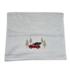 Prosop Craciun cu broderie 30x50cm, bumbac 100%, Masina