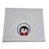 Prosop Craciun cu broderie 30x50cm, bumbac 100%, Pinguin