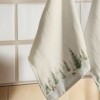 Prosop bucatarie craciun pine bumbac 100% cu brazi si reni