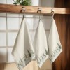 Prosop bucatarie craciun pine bumbac 100% cu brazi si reni