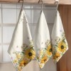 prosop bucătărie 45x65 cm bumbac 100% Mochi cu floarea-soarelui și iepurași