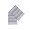 Set 2 prosoape de plaja cu franjuri bumbac 70x140 Stripe Bleu Hobby Home