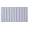 Set 2 prosoape de plaja cu franjuri bumbac 70x140 Stripe Bleu Hobby Home