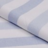Set 2 prosoape de plaja cu franjuri bumbac 70x140 Stripe Bleu Hobby Home