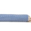 Prosop plaja cu franjuri, bumbac 100%, 100 X 180 cm, Sezen Blue