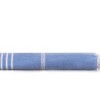 Prosop plaja cu franjuri, bumbac 100%, 100 X 180 cm, Sultan Blue