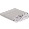 Prosop plaja cu franjuri, bumbac 100%, 100 X 180 cm, Sultan Grey