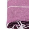 Prosop plaja cu franjuri, bumbac 100%, 100 X 180 cm, Sultan Purple