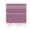 Prosop plaja cu franjuri, bumbac 100%, 100 X 180 cm, Sultan Purple