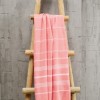 Prosop plaja cu franjuri, bumbac 100%, 100 X 180 cm, Sultan Red