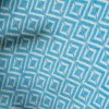Prosop plajă XXL bumbac 100%, 100x180 cm, albastru cu franjuri, ultra absorbant și compact