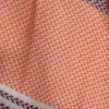 Prosop plajă XXL bumbac 100%, 100x180 cm, Maro/Portocaliu/Crem cu franjuri, ultra absorbant și compact